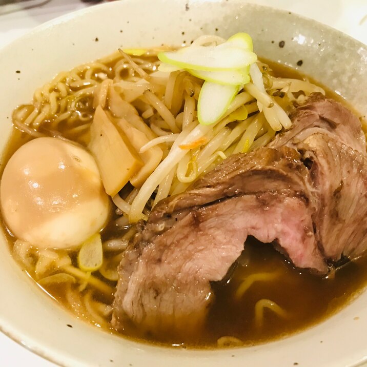 kimuパパのチャーシューと醤油ラーメン